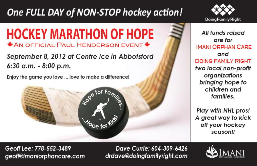 Last Years Hockey Marathon Of Hope